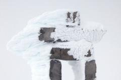 The Inukshuk: 2008 Vancouver Winter Olympics, at the summit of Whistler Mountain.